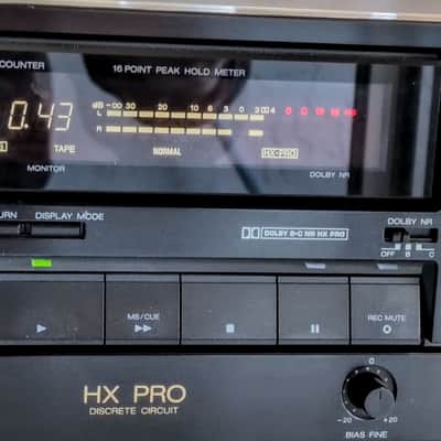 Aiwa AD-F810 3-Head Cassette Deck, Excellent Cosmetics, Intermittent Output Issue image 5