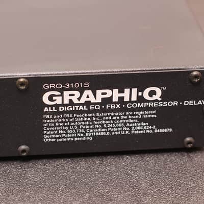 Sabine GRQ-3101S Adaptive Audio Graphi-Q All Digital EQ FBX Compressor Delay image 1