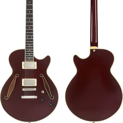 D'Angelico Excel SS Tour Semi-hollowbody Electric Guitar - Solid Wine image 6