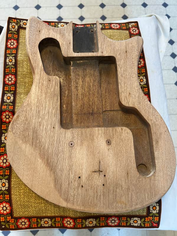 Vintage Japan Mahogany Guitar Body - Unique Opportunity!