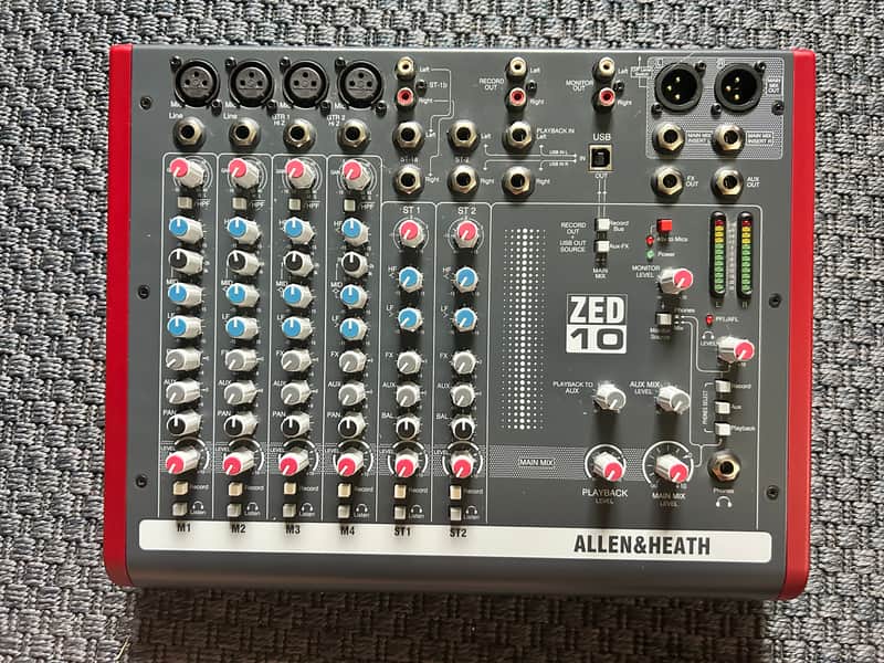 Allen & Heath ZED-10 10-Channel Mixer