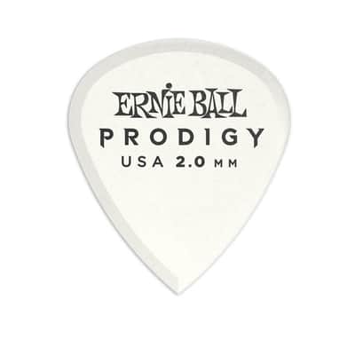 Ernie Ball P09203 Mini Prodigy Picks - 6pk - White 2.0mm image 1