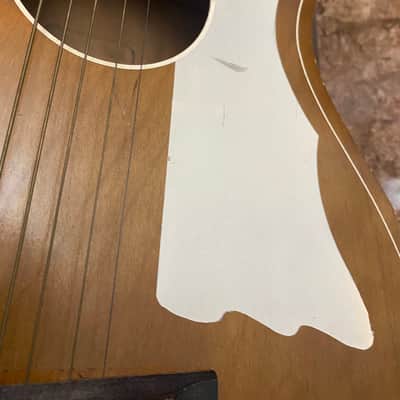 Vintage Lyra ? Barclay ? 1960s Parlor Acoustic Guitar Made in the USA 3/4 size image 6