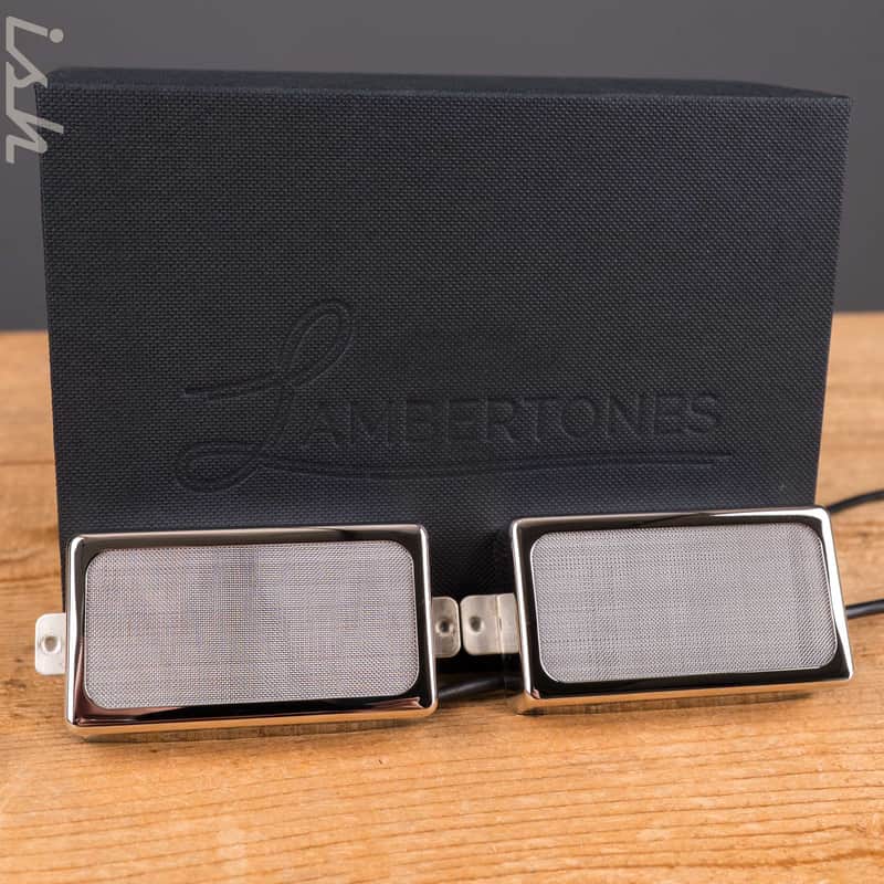 Lambertones "The Crema" Humbucker 4 Wire Set-Filter - Nickel image 1