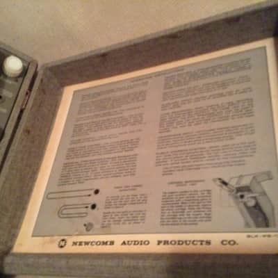 Newcomb RT-20 4 Speed Vintage Record Player Fawn image 5