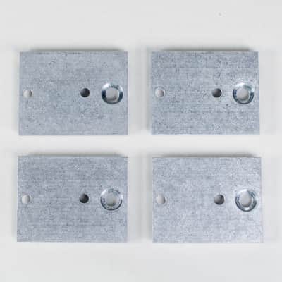 Mesa/Boogie Track-Loc 2" Caster Set with Mounting Plates Y.WH-2R image 8