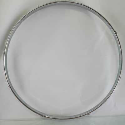 Ludwig 15"BRASS Triple-Flange COB Snare/Tom Drum Batter Rim/Hoop Chrome 8Lug USA image 5