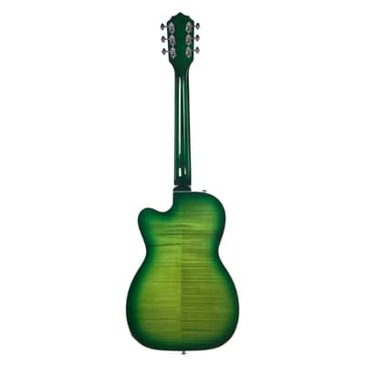 Airline Guitars Tuxedo Greenburst Flame image 7