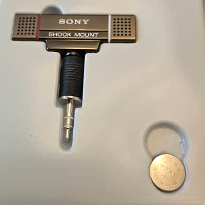 SONY ECM-101SM - in original packaging - with manual - self-powered stereo condenser microphone - made in 1992 image 3