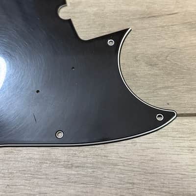 Fender JMJ Road Worn Mustang Bass Relic 3-Ply Black Pickguard USA MIM Vintage image 4
