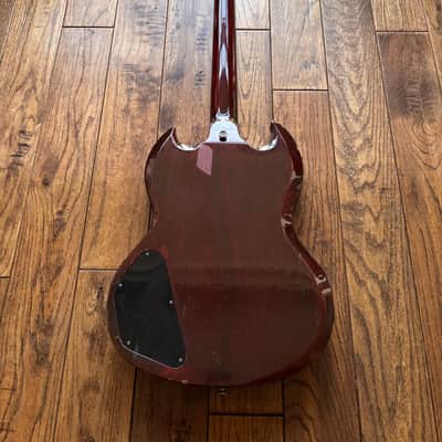 Vintage 1970s Greco SS 600 SG Electric Guitar Oxblood 'Gneco' Maxon Pickups MIJ Japan Matsumoku image 3