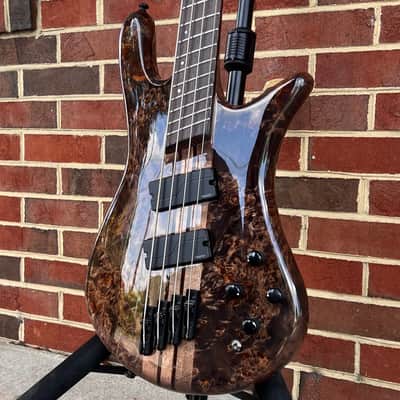 Spector NS Dimension 4, 4-String, Super Faded Black, Fishman Fluence Pickups & Preamp, Gig Bag image 4