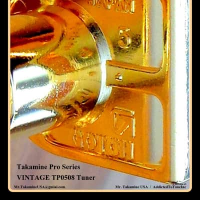Takamine Vintage TP0508 Tuner SINGLE Not a set / TREBLE Side / 6 String image 7