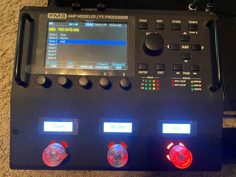 ギター FM3 Fractal Audio Systems FM3 Mark II Turbo – Compact Amp Modeler & Multi-FX Floor Unit