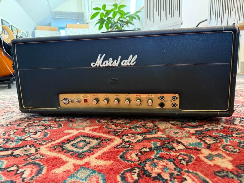 Marshall JMP 1959 Super Lead 2-Channel 100-Watt Guitar Amp Head 1972 - Folkesson Mod IV B image 1