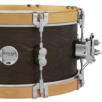 Pacific Drums & Percussion Add-Ons PDP Concept Classic, 6.5x14, Walnut/Natural Hoops Snare Drum (PDCC6514SSWN) image 2