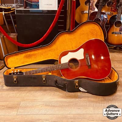 Gibson 1966 J-45 Cherry Red “BGN” Stamped image 6
