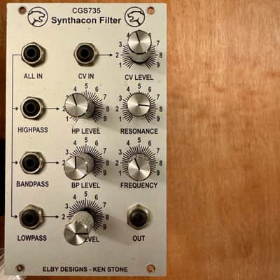 Elby Designs - Ken Stone CGS735 - Synthacon Filter 2010s - Aluminum image 1
