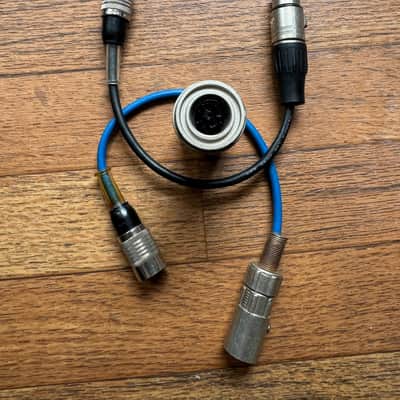 Nagra Kudelski SA QPLE X3 Y0 50Ω Ohm Inline Mic Preamplifier mic preamp for dynamic / ribbon mics T-power Phantom vintage Swiss with XLR Adapter Cables image 9