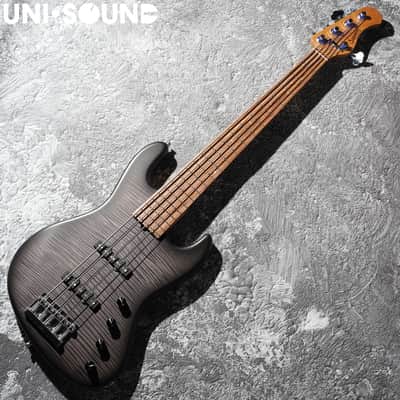 Sadowsky MetroLine Deluxe Standard J5 2024 - Black Burst Transparent Satin image 1