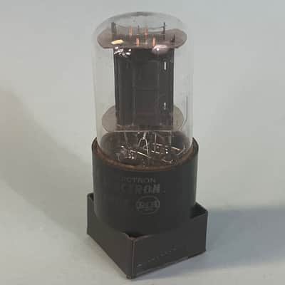1954 RCA 6SN7GT Vintage Black Plate Made In USA Preamp Tube T212 image 2