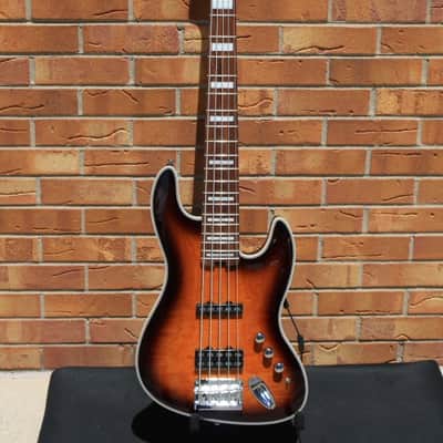 Tribe Wizard 5 Bass-Tobacco Burst-PF Neck image 2