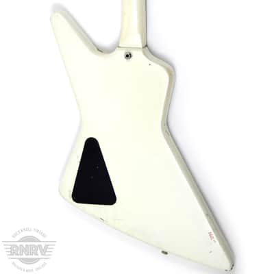 1980's Hamer Blitz Bass White Sparkle image 4