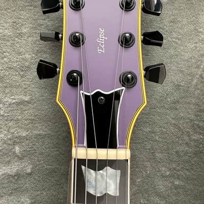 2021 ESP Eclipse CTM I FT Reversed Flag Inlays - Purple Satin (One and only) Mint/Like B-New! image 7