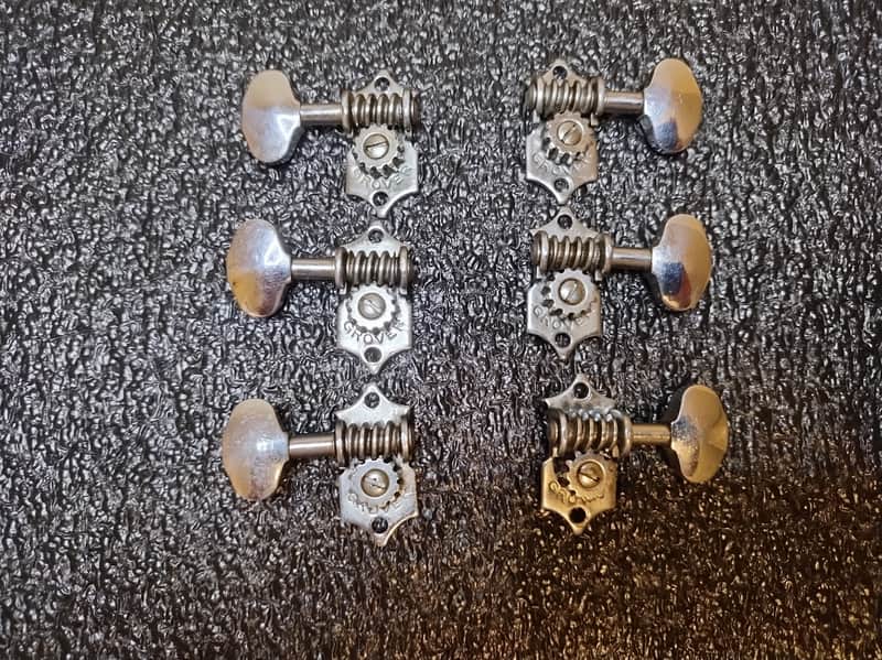Vintage 1930's Grover G-98 Guitar Tuners - Full Set - Clean! image 1