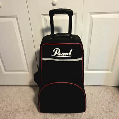 Pearl PL910C Student Snare and Bell Kit with Rolling Case 2010s - Black image 2