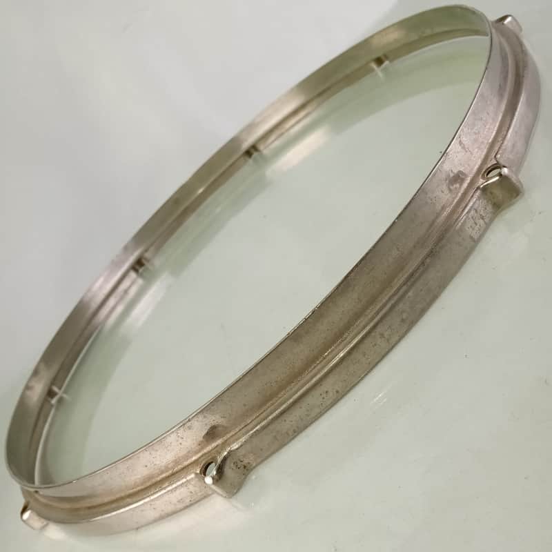 *Ludwig 14"Standard/Silver Anniversary Snare Drum Batter Rim/Hoop NOB Brass 30s* image 1