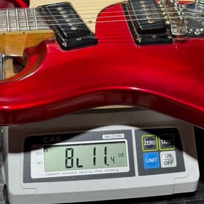 Mosrite Ventures Guitar 1965 - crazy rare & clean Candy Apple Red Metallic example ready for your collection. image 15