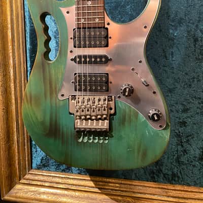 Ibanez JEM7-BSB Steve Vai Signature 1995 - 2001 - Burnt Stained Blue image 2
