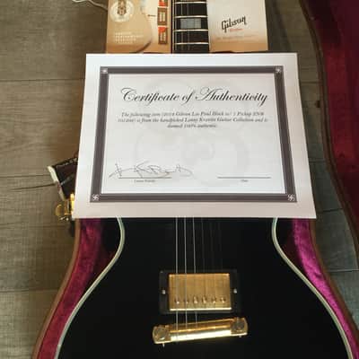 Gibson Les Paul Custom 2014 Ebony From The Lenny Kravitz Collection image 15