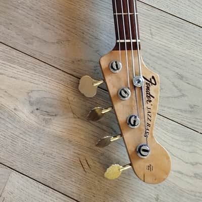 Warmoth licensed by Fender Berry Oakley Tractor Bass 2010s - White, Walbucker pickup, Wal2 preamp image 4