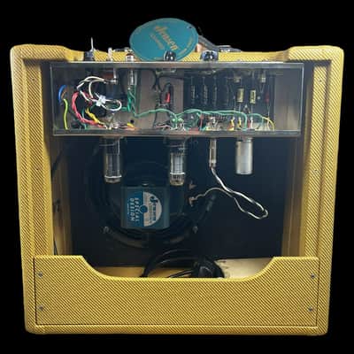 General Vintage Tone  Tweed amp Princenton type 5f2a NOS charged Hand made Tube amplifier 6 watts cl image 1