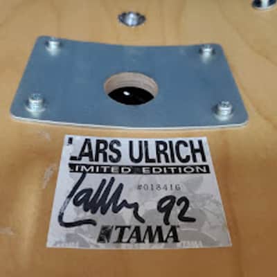 Tama Lars Ulrich Signature Series Artstar II Drums 1992 (White w/ Black Hardware).  No Snare. image 8