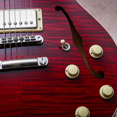 COLLINGS USA I-35 Deluxe Semi Hollow "Merlot + Rosewood" (2004) image 10