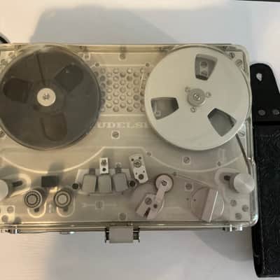 Vintage 1960 Nagra III Reel-to-Reel Tape Machine Analog Recorder Kudelski Field Recorder Tape Loops Swiss w/ Accessories image 5