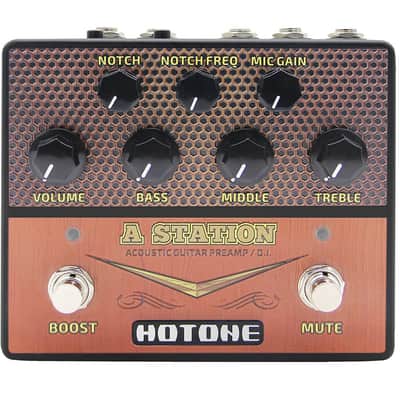 Hotone A Station Acoustic Guitar Preamp/D.I. TPPAST image 1