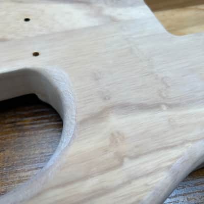 DIY Swamp Ash SSS Strat Body Primed Ready For Solid Color Paint READ DESCRIPTION image 5