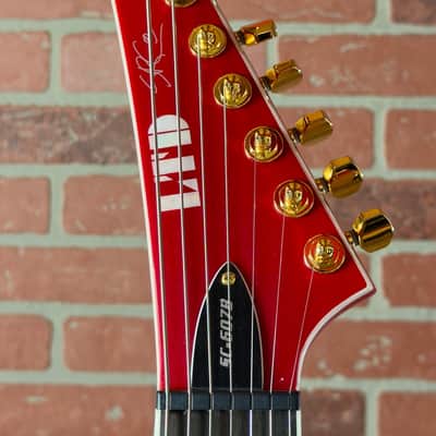 ESP LTD SC-607B Stephen Carpenter Signature 7-string Baritone Electric Guitar - Magenta image 8