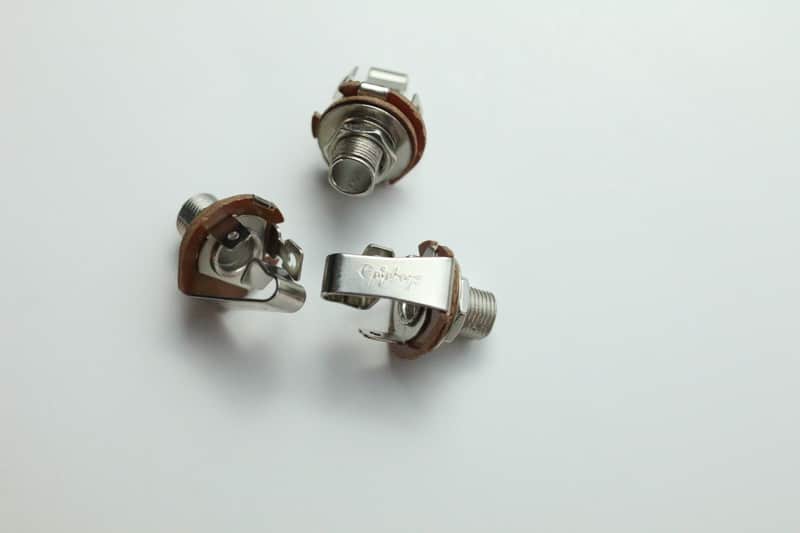 3x Epiphone 1/4" Output Jack For Gibson, Epiphone Les Paul, SG, ES Guitars image 1