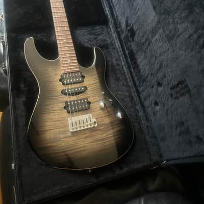 Suhr Modern Plus HSH with Pau Ferro Fretboard Flamed Top Trans Charcoal Burst image 7
