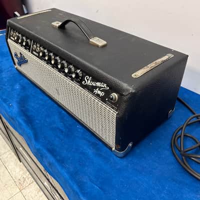 Fender Showman 2-Channel 85-Watt Guitar Amp Head 1966 - Black Panel image 3