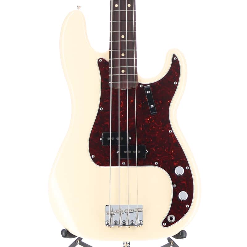 Fender Certified Pre-Owned Vintera II '60s Precision Bass, Rosewood Fingerboard, Olympic White (O11) (84410) image 1