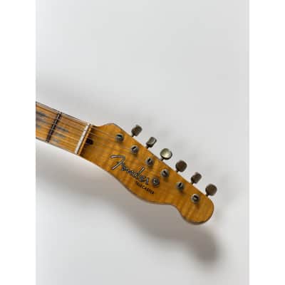 Fender CUSTOM SHOP LTD 53 TELE SUPER HEAVY RELIC - AGED NATURAL BLONDE 2024 - Super heavy relic Aged natural blonde image 11