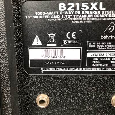 Behringer Eurolive B215XL 550-watt 15-inch Speaker Pair image 8