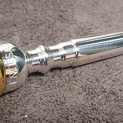 GETZEN USA 1C trumpet mouthpiece, 24K gold plated, EXCELLENT! image 5