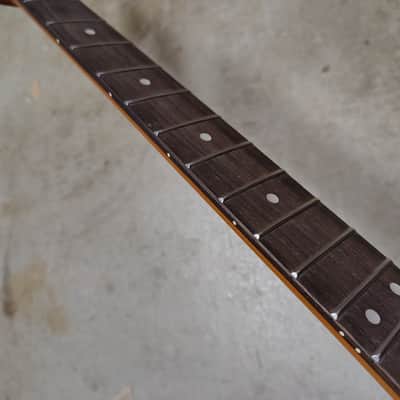 Roasted Maple Tele Neck fits fender Telecaster body 21 frets 60s style image 2
